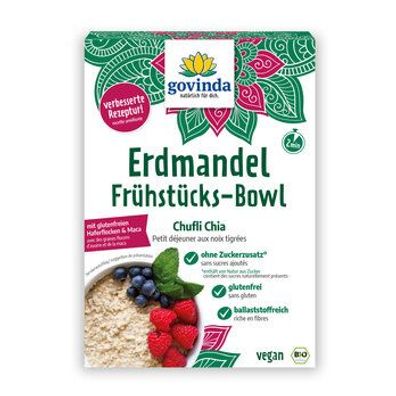 Govinda 6x Erdmandel Frühstücks-Bowl - Chufli Chia 500g