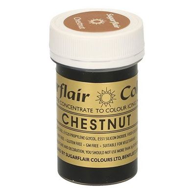 Speisefarben-Paste Sugarflair Chestnut - Kastanie