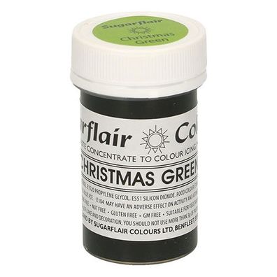 Speisefarben-Paste Sugarflair Christmas Green