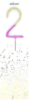 Wondercandle - Wunderkerze - "2" Bicolor