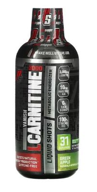 L-Carnitine 3000, Green Apple - 473 ml