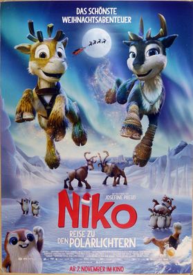 Niko 3 - Reise zu den Polarlichtern - Original Kinoplakat A0 - Filmposter