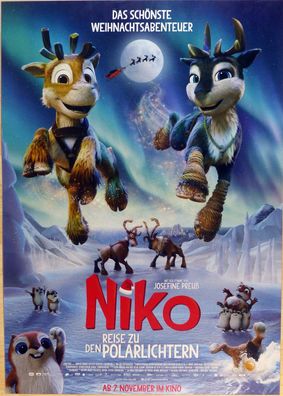 Niko 3 - Reise zu den Polarlichtern - Original Kinoplakat A1 - Filmposter