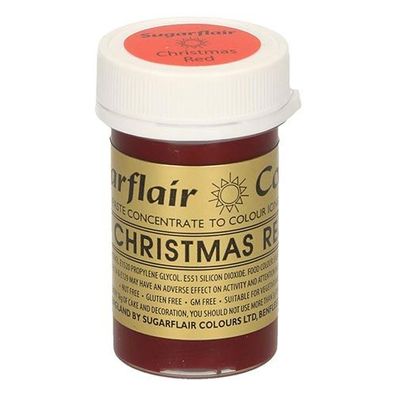 Speisefarben-Paste Sugarflair Christmas Red