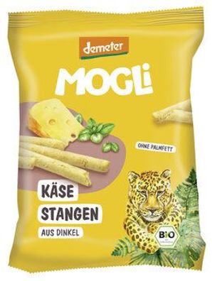 Mogli 6x Käse Stangen aus Dinkel 75g