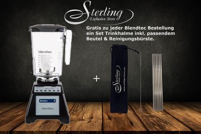 Blendtec Total Blender schwarz inkl. WildSide Jar + Geschenk