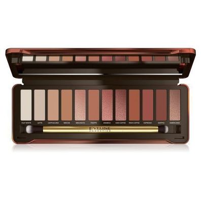 Eveline Charming Mocha Lidschatten Palette 12 Farben