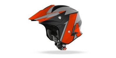 Trialhelm Schutzhelm Crosshelm Motocrosshelm Motorradhelm Rollerhelm Orange