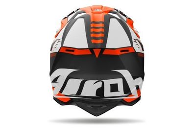 Crosshelm Endurohelm Schutzhelm Motocrosshelm Motorradhelm Rollerhelm Weiß Orange