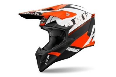 Crosshelm Endurohelm Schutzhelm Motocrosshelm Motorradhelm Rollerhelm Weiß Orange