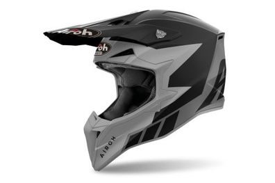 Crosshelm Endurohelm Schutzhelm Motocrosshelm Motorradhelm Rollerhelm Grau Schwarz