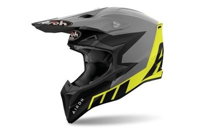 Crosshelm Endurohelm Schutzhelm Motocrosshelm Motorradhelm Rollerhelm Grau Gelb