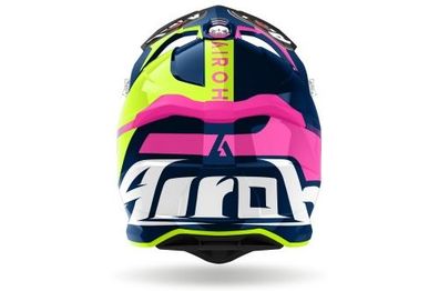 Crosshelm Endurohelm Schutzhelm Motocrosshelm Motorradhelm Rollerhelm Pink Gelb