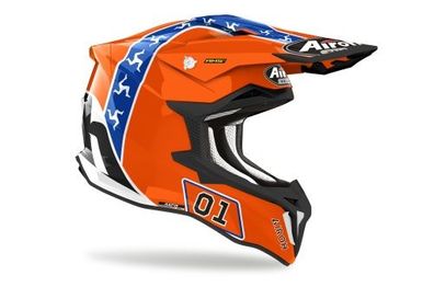 Crosshelm Endurohelm Schutzhelm Motocrosshelm Motorradhelm Rollerhelm Orange