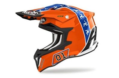 Crosshelm Endurohelm Schutzhelm Motocrosshelm Motorradhelm Rollerhelm Orange