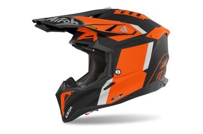 Crosshelm Endurohelm Schutzhelm Motocrosshelm Motorradhelm Rollerhelm Orange Schwarz