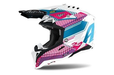 Crosshelm Endurohelm Schutzhelm Motocrosshelm Motorradhelm Rollerhelm Pink Blau