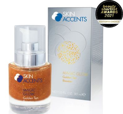 Inspira 9499 Skin Accents Magic Glow Golden Tan Booster beschleunigt beim Sonnebad