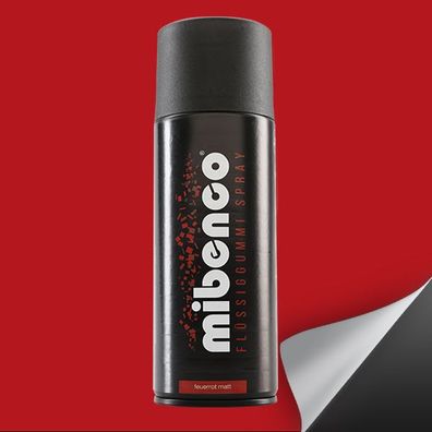 Mibenco Flüssiggummi Spray Feuerrot Matt 400ml