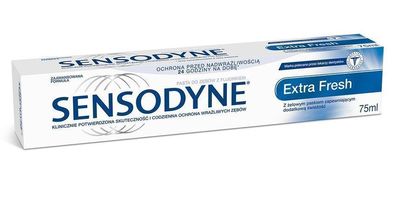 Sensodyne Extra Fresh Zahnpasta für empfindliche Zähne, 75 ml