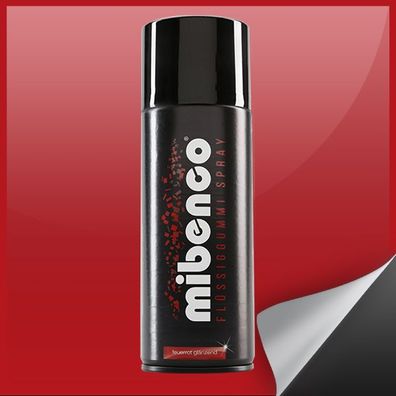 Mibenco Flüssiggummi Spray Feuerrot Glänzend 400ml