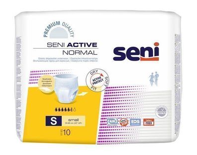 Seni Active Normal Inkontinenzhosen - 10 Stück S