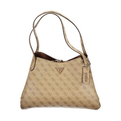 GUESS Sora Girlfriend Shopper Designer Umhängetasche Damen Beige