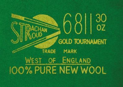 Snookertuch West of England 6811 Tournament , uchbreite 193cm 30uz
