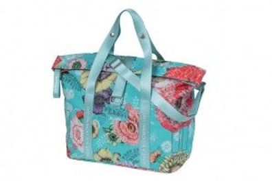 BASIL Einzeltasche "Bloom Field" Volumen sky blue