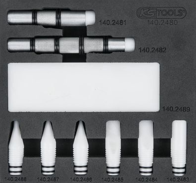 KS TOOLS Rückschlagdorn-Satz, 10-tlg