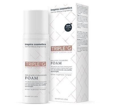 TRIPLE'G Delicate Cleansing Foam 100% vegan, ermatologisch, ür empfindliche Haut