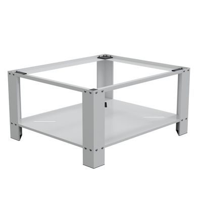 HAGO® Waschmaschinen-Untergestell Weiß 63x54x32 Sockel 40cm Höhe Stauraum Ablage