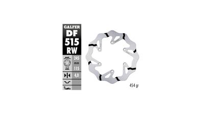 GALFER Wave Bremsscheibe "DF515" Typ RW - Offroad starr grooved