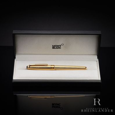 Montblanc Solitaire Vermeil Gold Plated Rollerball Fineliner Pinstripe ID 1635