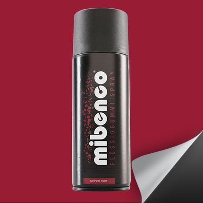 Mibenco Flüssiggummi Spray Rubinrot Matt 400ml