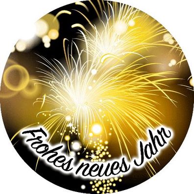 Tortenbild Silvester Glanzlichter