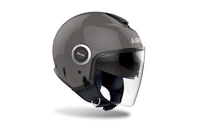 Openfacehelm Schutzhelm Crosshelm Motocrosshelm Motorradhelm Rollerhelm Dunkel Grau