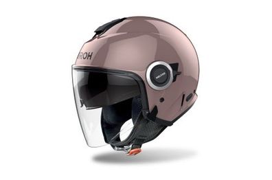 Openfacehelm Schutzhelm Crosshelm Motocrosshelm Motorradhelm Rollerhelm Metall Pink