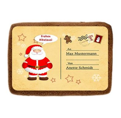 Fotolebkuchen - Motiv Weihnachtspost