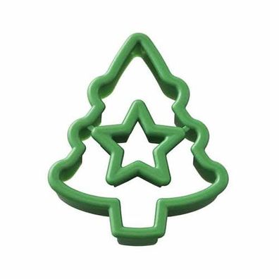 Wilton Cookie Cutter Weihnachtsbaum mit Stern 2-tlg