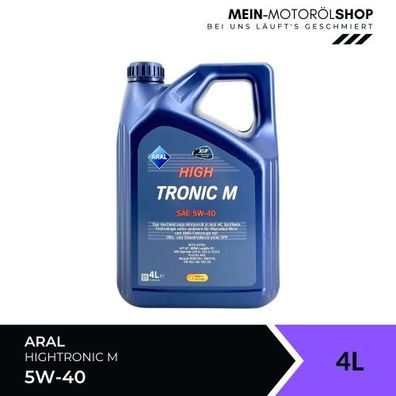 Aral HighTronic M 5W-40 4 Liter