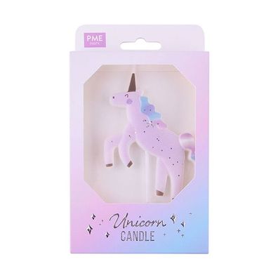 PME CakeTopper Kerze Einhorn