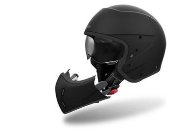 Integralhelm Schutzhelm Crosshelm Motocrosshelm Motorradhelm Rollerhelm Schwarz Matt