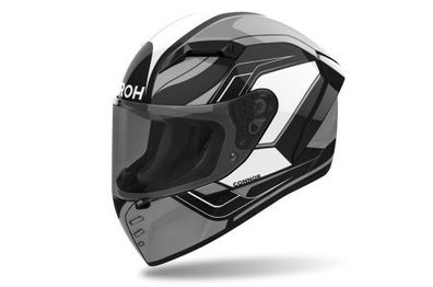 Integralhelm Schutzhelm Crosshelm Motocrosshelm Motorradhelm Rollerhelm Schwarz Weiß