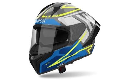 Integralhelm Schutzhelm Crosshelm Motocrosshelm Motorradhelm Rollerhelm Blau Gelb