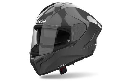 Integralhelm Schutzhelm Crosshelm Motocrosshelm Motorradhelm Rollerhelm Dunkel Grau