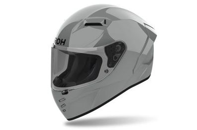 Integralhelm Schutzhelm Crosshelm Motocrosshelm Motorradhelm Rollerhelm Hell Grau