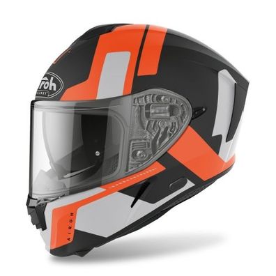 Integralhelm Schutzhelm Crosshelm Motocrosshelm Motorradhelm Rollerhelm Orange Schwar