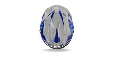 Integralhelm Schutzhelm Crosshelm Motocrosshelm Motorradhelm Rollerhelm Blau