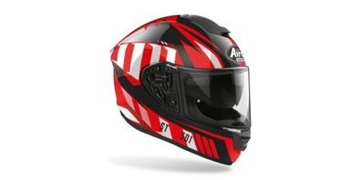 Integralhelm Schutzhelm Crosshelm Motocrosshelm Motorradhelm Rollerhelm Schwarz Rot